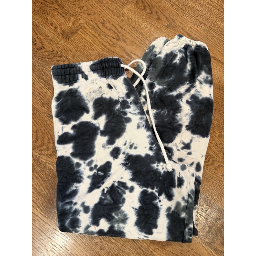 Chnge Unisex Cookies and Cream Sweatpants Organic Cotton Size Large Black - Picture 2 of 10